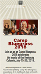 Mobile Screenshot of campbluegrass.com